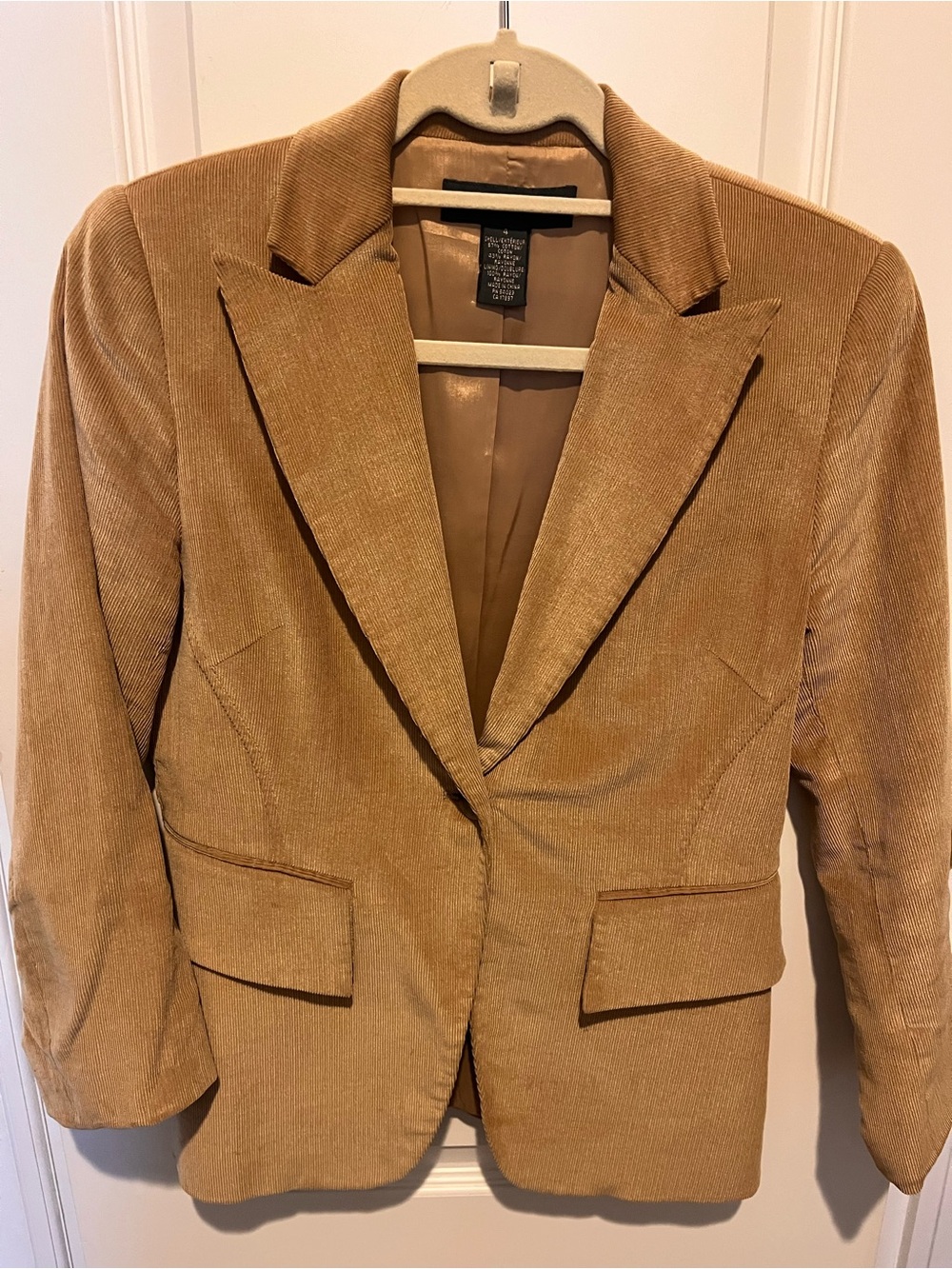 Banana Republic Camel Brown Corduroy Blazer